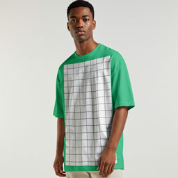 Casual t-shirt mockup PSD with Smart Object