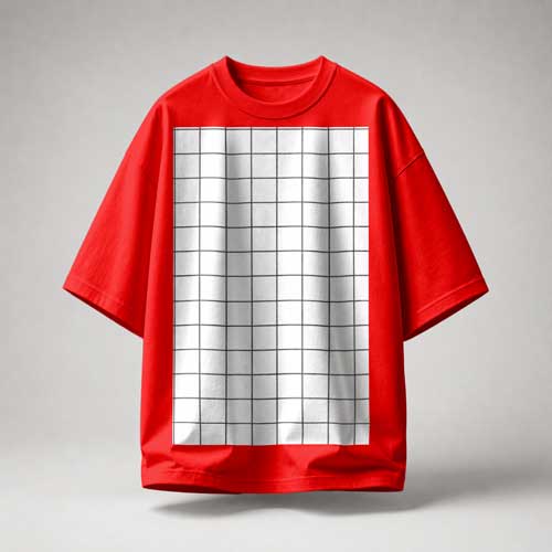 Commercial white t-shirt product shot mockup PSD